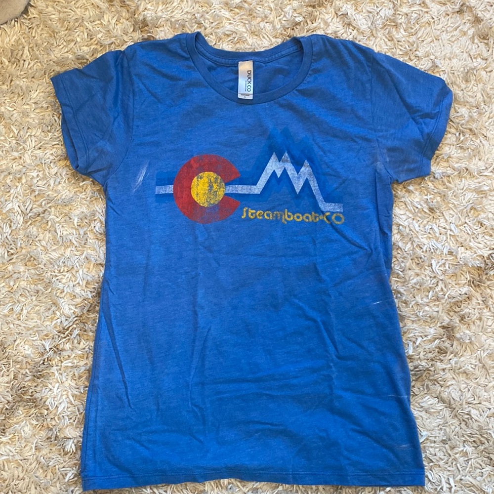 Duck Co. Steamboat, CO worn T-shirt